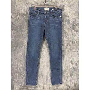 Frame Denim L'Homme Slim Fit Jeans Placid Dark Wash Mens 34 LMH691 Made in USA